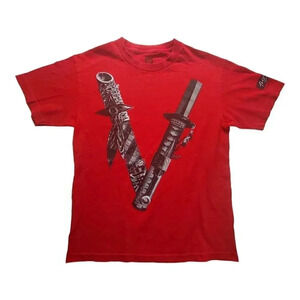 WWE Shinsuke Nakamura The Vibe Red T Shirt Mens Size Medium Authentic